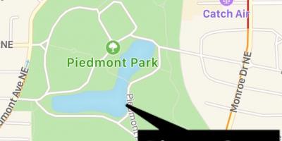 Piedmont park carte