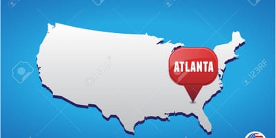 Atlanta, à la carte des états-unis